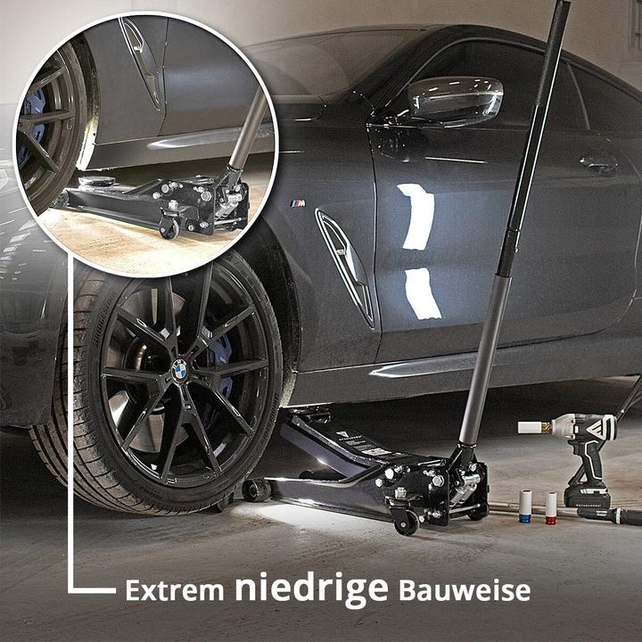 Produktbild Stahlwerk Reifenwechsel Set Wagenheber Drehschlagschrauber Drehmomentschlüssel