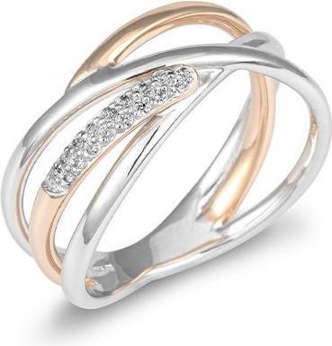 Image du produit Breuning BAGUE - BRILLE. 0,11 Ct. H/si (61, Or 585/14 K)