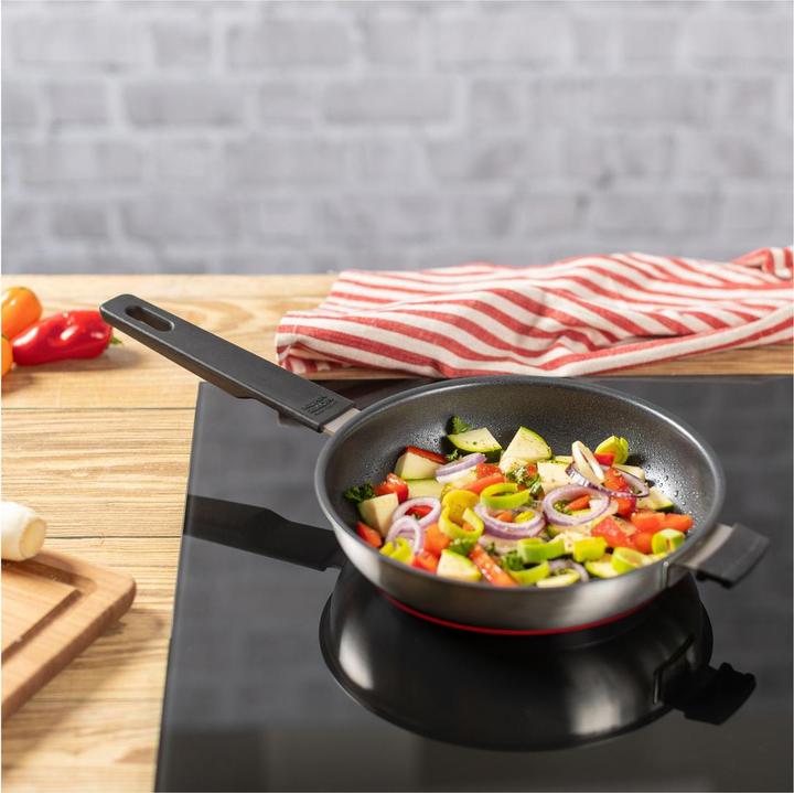 Immagine prodotto Kuhn Rikon SMART & COMPACT Poêle à frire Ø 28 cm (28 cm, Padella per friggere, Acciaio inossidabile)