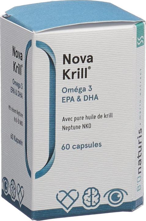 Actual product image Novakrill Krill oil capsule 500 mg (60 Piece, Capsules, 70 g)