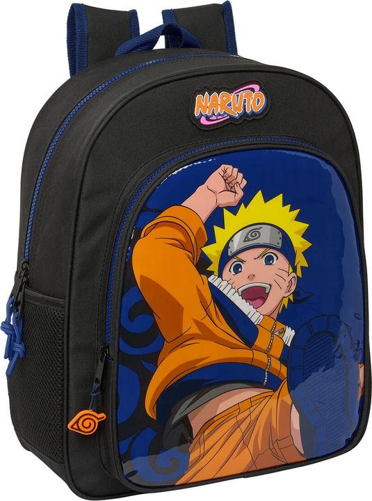 Naruto Shippuden Schulrucksack Naruto Ninja Blau Schwarz 32 x 38 x 12 cm