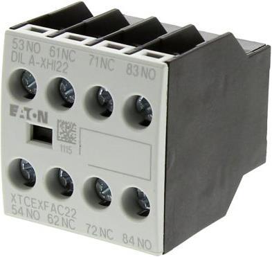 Actual product image Eaton Auxiliary contact block 2 NO contacts 2 NC contacts