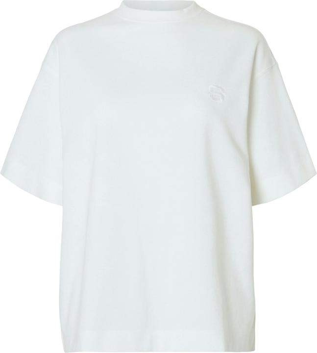 Selected Femme Besticktes Relaxed Fit T-Shirt