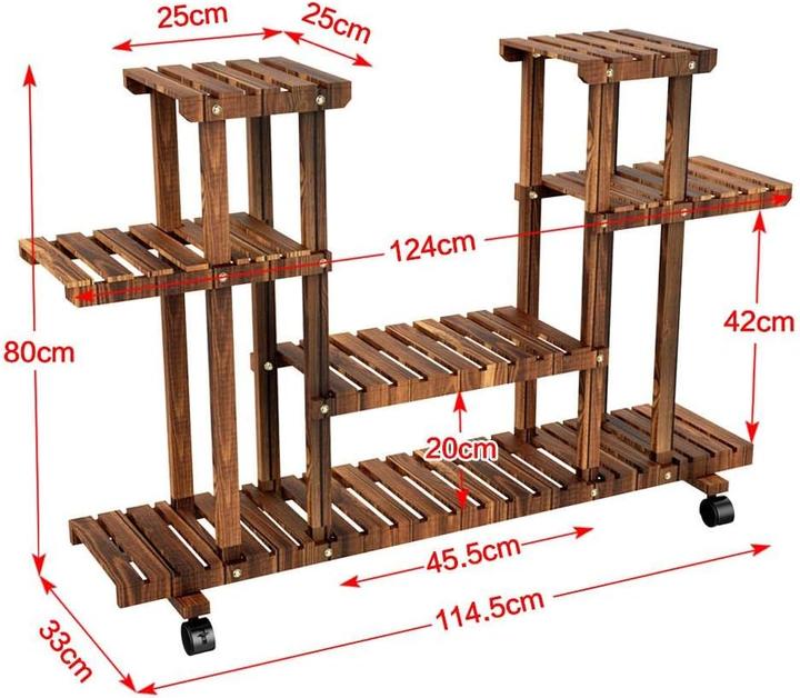 Produktbild Yaheetech Pflanzenregal