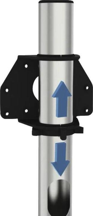 Produktbild Cavus SPHERE100S44 TV Ständer rund 32 - 65 Zoll Säule 1000 mm, Edelstahl (65", 35 kg)