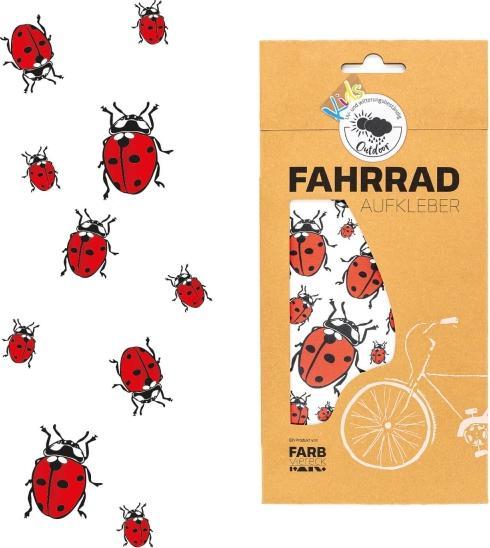 Actual product image Farbviereck Ladybird Motifs Sticker / Sticker