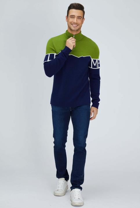 Produktbild Bellemere Pullover Merino Super Fine Mountain Print Sweater (S)