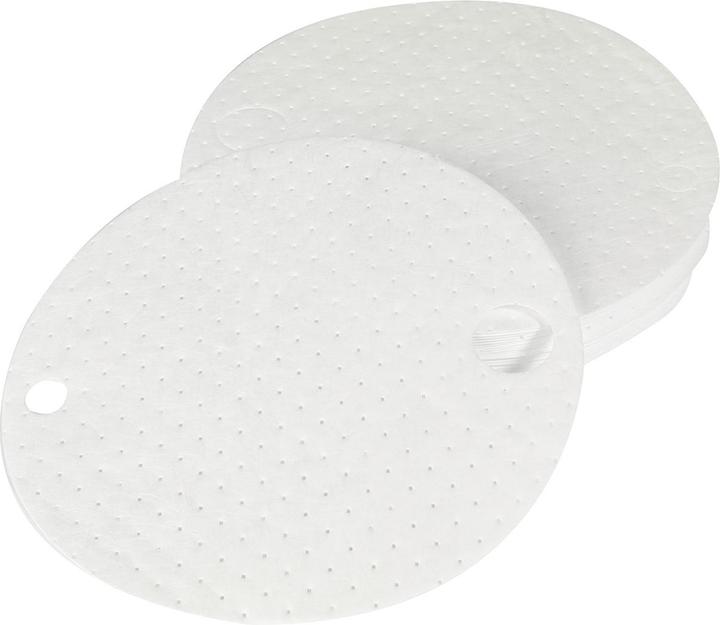 Produktbild Brady DTO25, FASSABDECKUNG, 56 cm Durchmesser, Weiss, verschweisst, ölbindend, Absorptionskapazität