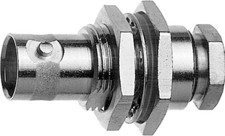 Produktbild Telegärtner BNC-Kabeleinbaubuchse G02, G39 75 Ohm, MIL-Verschraubung IP 54, A11, Z04, G02 (RG-59 B/U), UG-910 B/