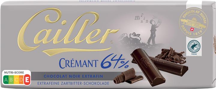 Produktbild Cailler Crémant 64% Tafelschokolade Dunkel (100 g)