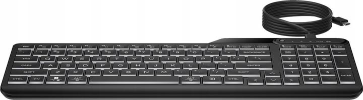Actual product image HP 400 BL WD KBD EMEA-INTL English Loc-E (Eng. Int., Cable)