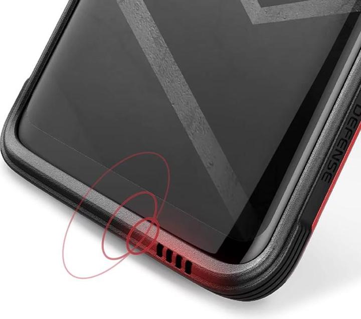 Immagine prodotto Raptic Samsung Galaxy S9, /X-Doria Defense Shield Serie, Transparent mit Pinkem Rahmen (Samsung Galaxy S9)