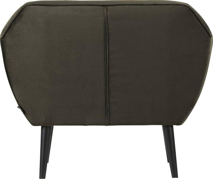 Productafbeelding Woood Fauteuil Rocco Fluweel Warm Groen