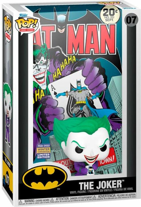 Produktbild Funko DC POP! Comic Cover Vinyl Figurine Joker- Back in Town 9 cm