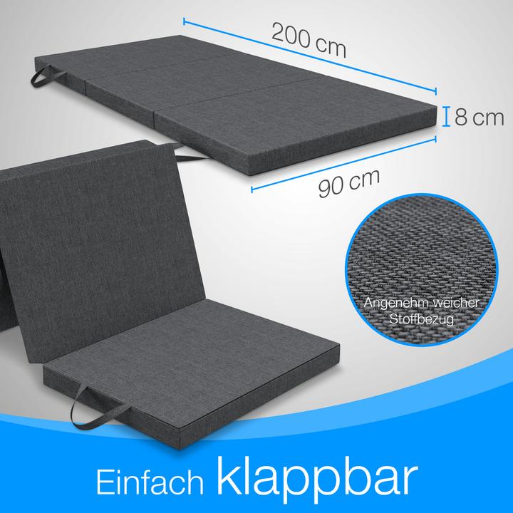 Image du produit Bestschlaf Gästematratze, 75x200x8 cm (75 x 200 cm, Noyau de mousse)