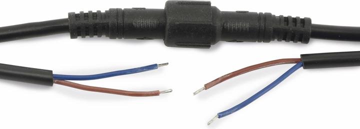 Produktbild Eneroid Wasserdichtes Steckverbindungsset, Stecker/Kupplung, 2 m, 2-polig