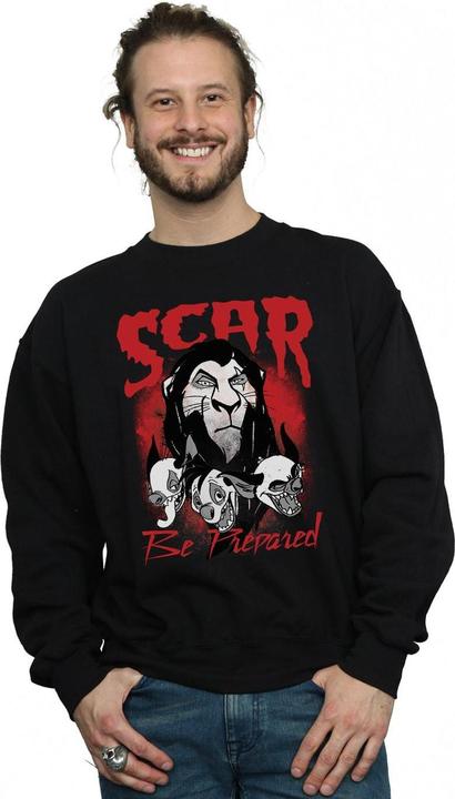 Immagine prodotto Disney The Lion King Scar Be Prepared Felpa Uomo (L)