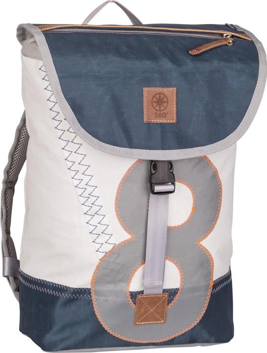 Zahl Hellgrau, Weiss, Balken Blau