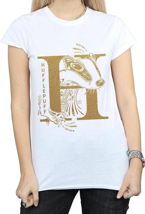 Immagine prodotto Hufflepuff Glitter Maglietta Donna (XXL)
