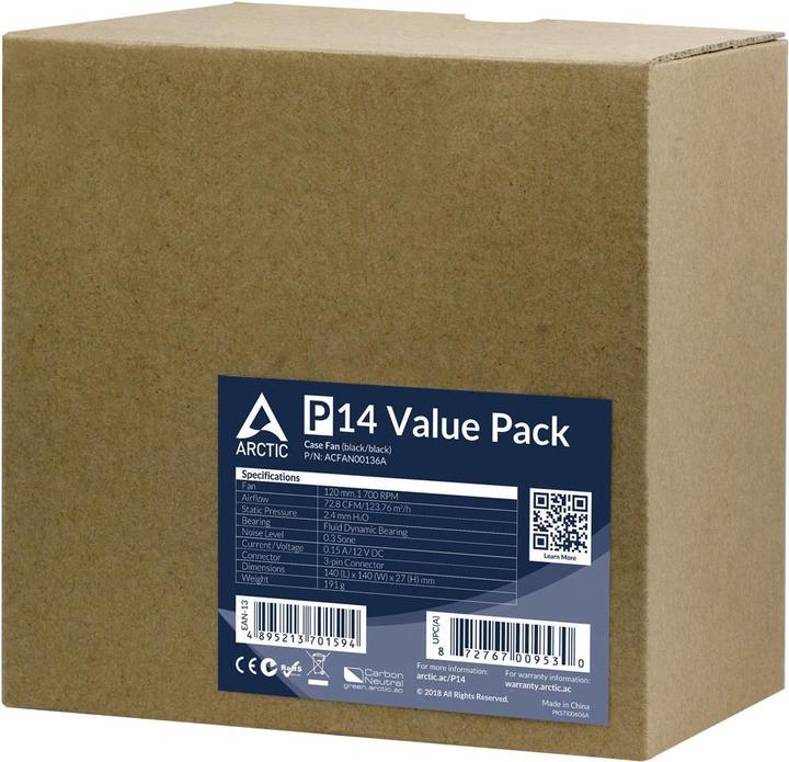 Productafbeelding Arctic P14 (140 mm, 5 x)