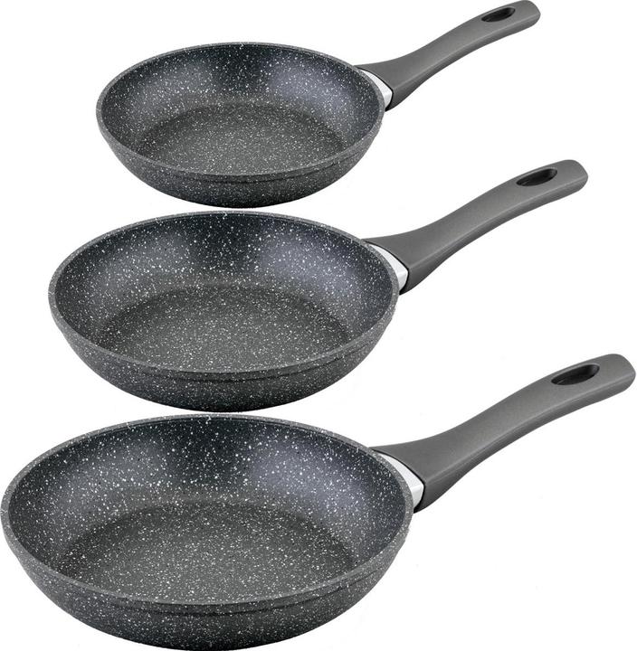 Image du produit Carl Schmidt Sohn Set de 3 poêles à induction antiadhésives (Poêle à frire, Fonte d'aluminium)