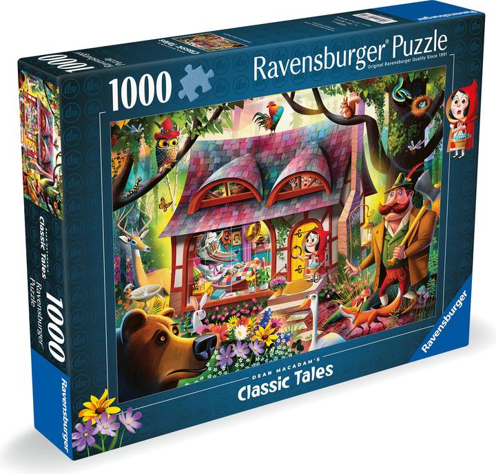 Actual product image Ravensburger Little Red Riding Hood and the Wolf jigsaw puzzle, 1000 pieces. (1000 pieces)