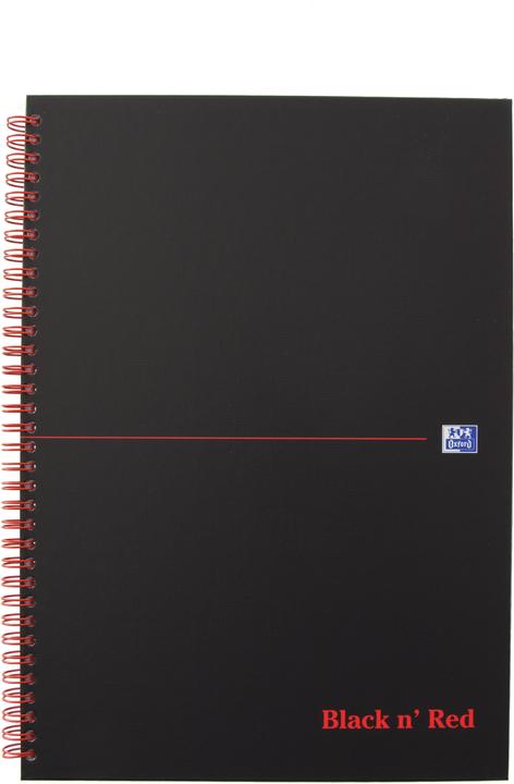 Produktbild Oxford Black 'n Red (A4, Kariert, Harter Einband)