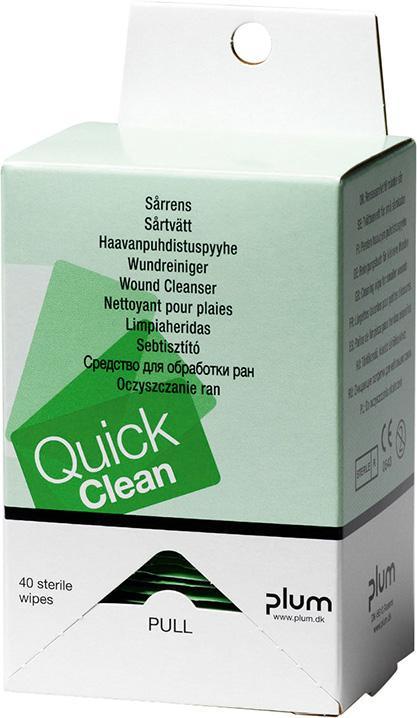 Plum Quickclean Wundreinigungstücher, 40 Stk. (40 x)