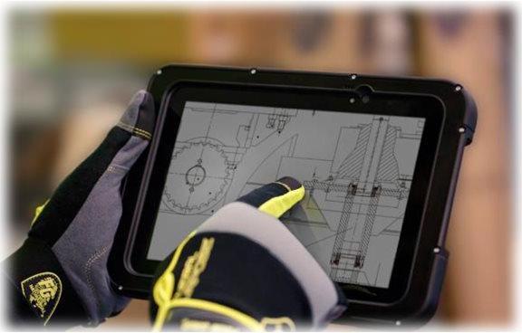 Image du produit Zebra Cadre Robuste 8in W/ Rugged Io
