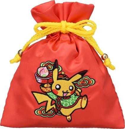 Produktbild Pokémon Satin Purse Pikachu Hotel Raikou - Rot