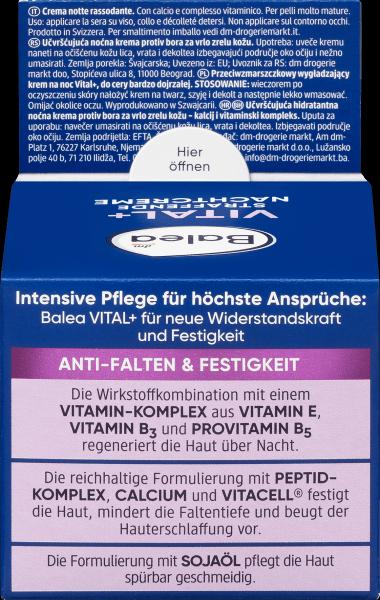 Produktbild dm Balea Vital+ (50 ml, Nachtcreme)