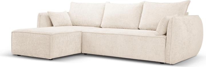 Actual product image Micadoni Left Corner Sofa With Bed Function And Box, "Kaelle", 4 Seats, 252x165x87Made in Europe (Corner sofa)