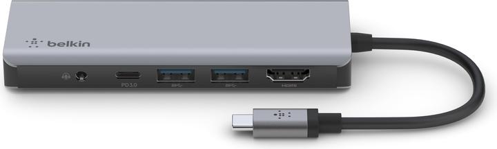 Productafbeelding Belkin 7-in-1 multipoort (USB-C, 2 Havens)
