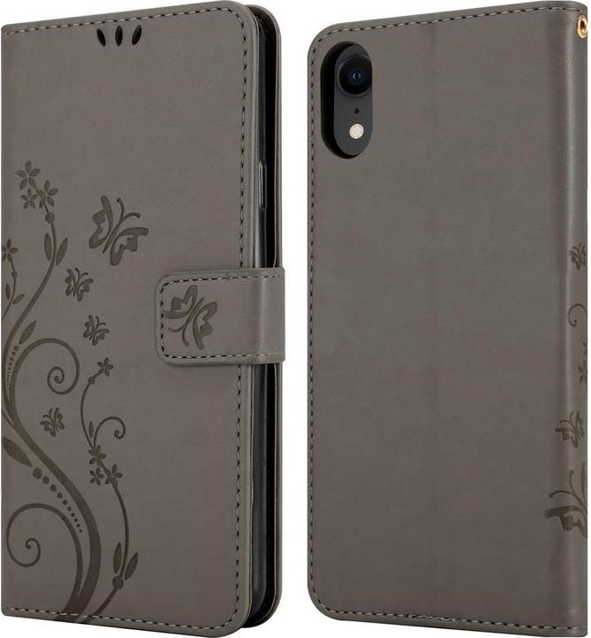 Productafbeelding Cadorabo Bloemen Boekomslag (Apple iPhone XR)
