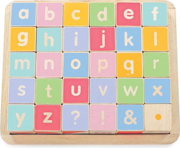 Produktbild Le Toy Van Farbige Holzwürfel - ABC & mehr