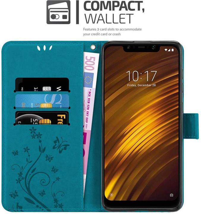 Produktbild Cadorabo Flower Book Cover (Xiaomi Pocophone F1)