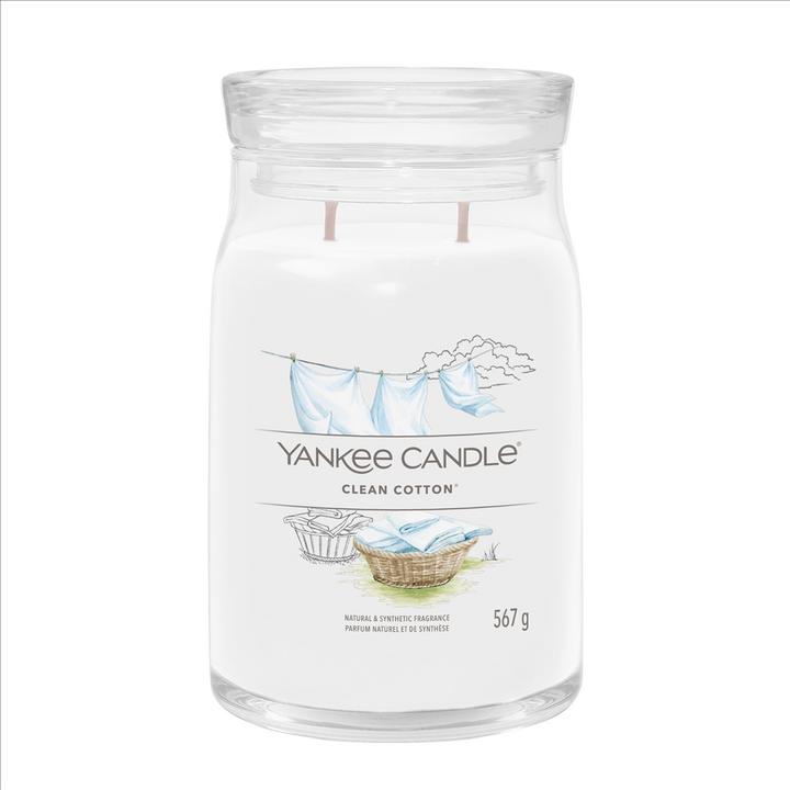 Produktbild Yankee Candle Duftkerze Clean Cotton Signature Large Jar