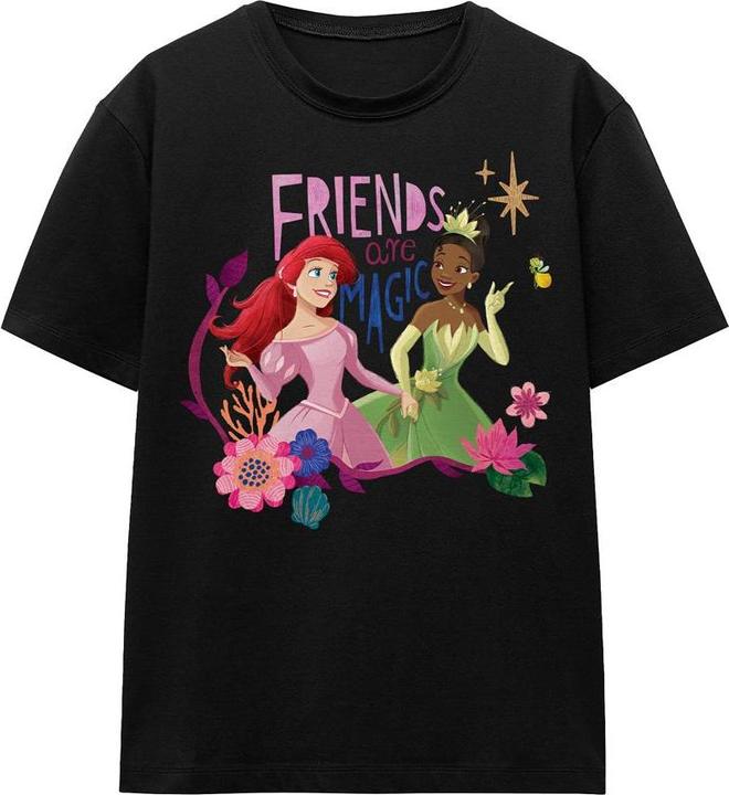 Immagine prodotto Disney Princess Friends Are Magic Maglietta Ariel e Tiana Adulto Unisex (XL)