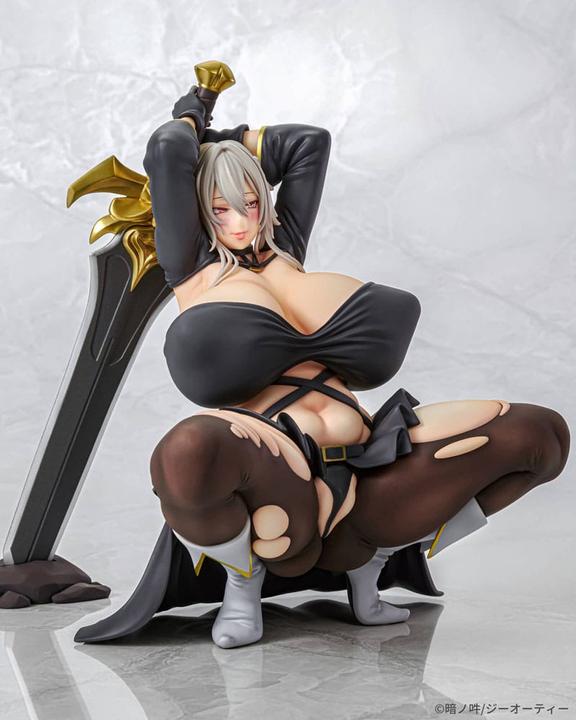 Actual product image Q-Six Original Character statuette 1/5 Harem Quest Me - Noir 20 cm