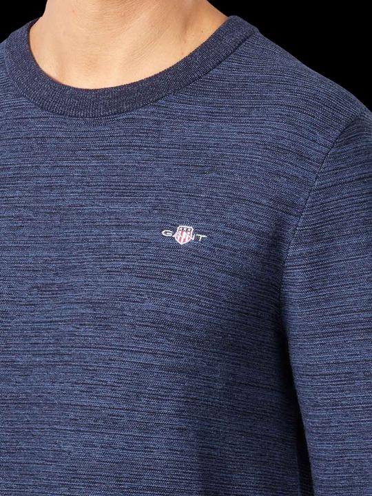 Produktbild GANT Two Tone Pullover Crew Neck Evening Blue (M)
