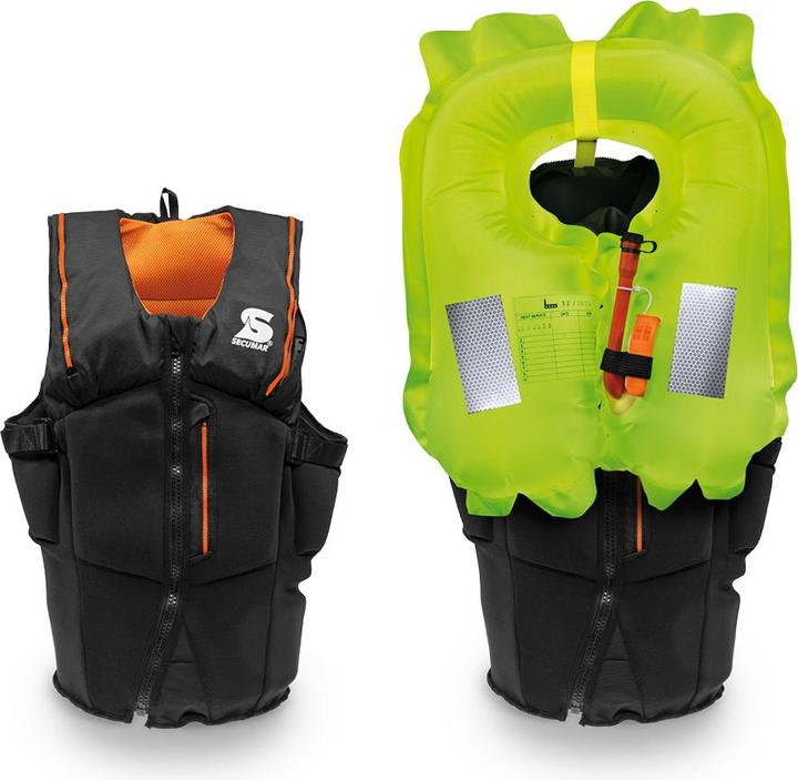 Image du produit Secumar Gilet pare-balles hybride gonflable Furi o (S, 60-80 kg)