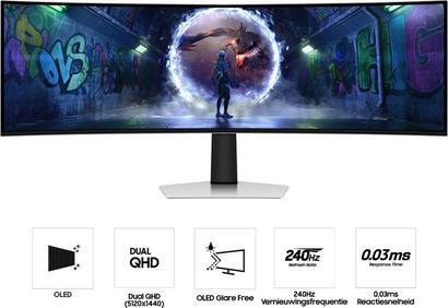 Image du produit Samsung Odyssey OLED G9 S49DG934SU (5120 x 1440 pixels, 49")