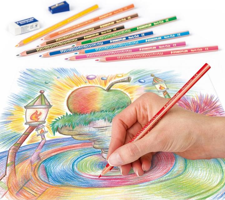 Image du produit Staedtler Set d'écriture, 19 pièces, ciseaux de bricolage inclus pour remplir une trousse d'écolier (Multicolore, 19 x)