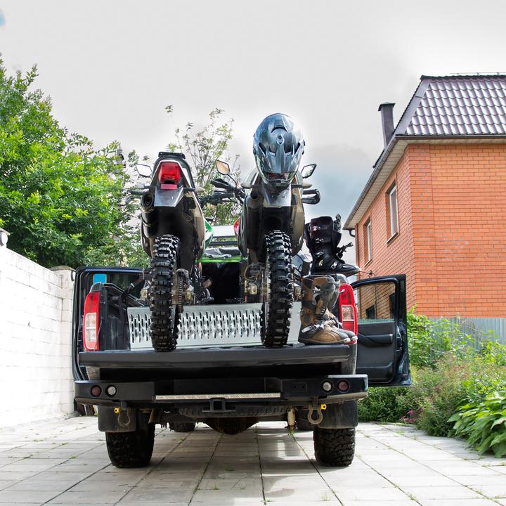 Actual product image Relaxdays Loading Ramp, Motorcycle