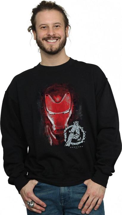 Immagine prodotto Felpa da uomo Avengers Endgame Iron Man in cotone spazzolato (L)
