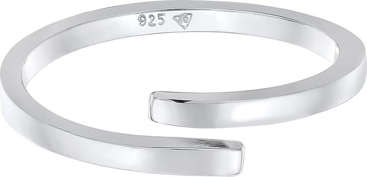 Actual product image Elli Ring Wrap Ring Open Statement Geo 925 Silver (54, 925 Silver)