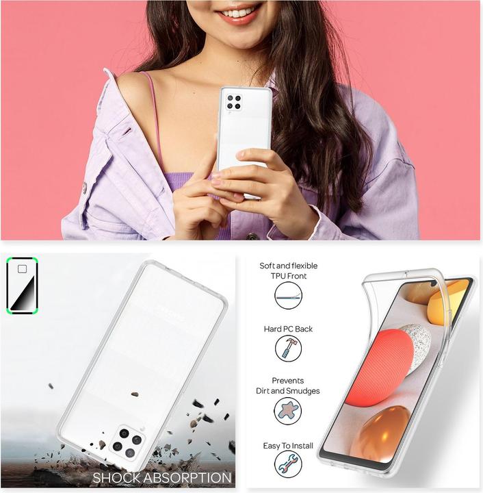 Immagine prodotto Nalia Custodia per cellulare a 360 gradi (Samsung Galaxy A42 5G)