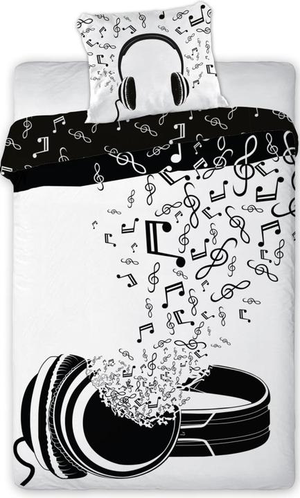 Faro Jeugd Beddengoed MUSIC Set 140x200cm + Kussen 70x90cm