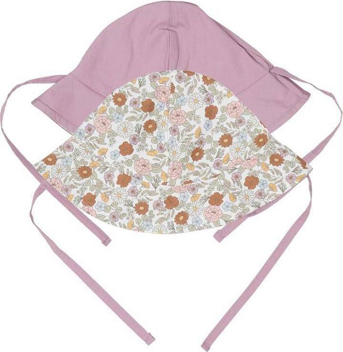 Image du produit Little Dutch Wendebarer Sonnenhut Vintage Little Flowers / Mauve - size 2 (2)