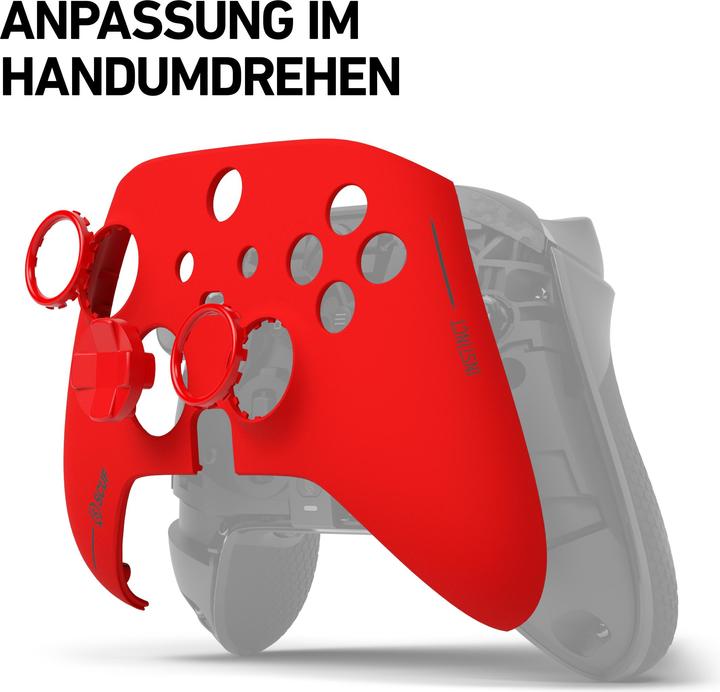 Image du produit Scuf Kit de plaques faciales Instinct - Red FP, Red Ring, Red Hybrid D-Pad